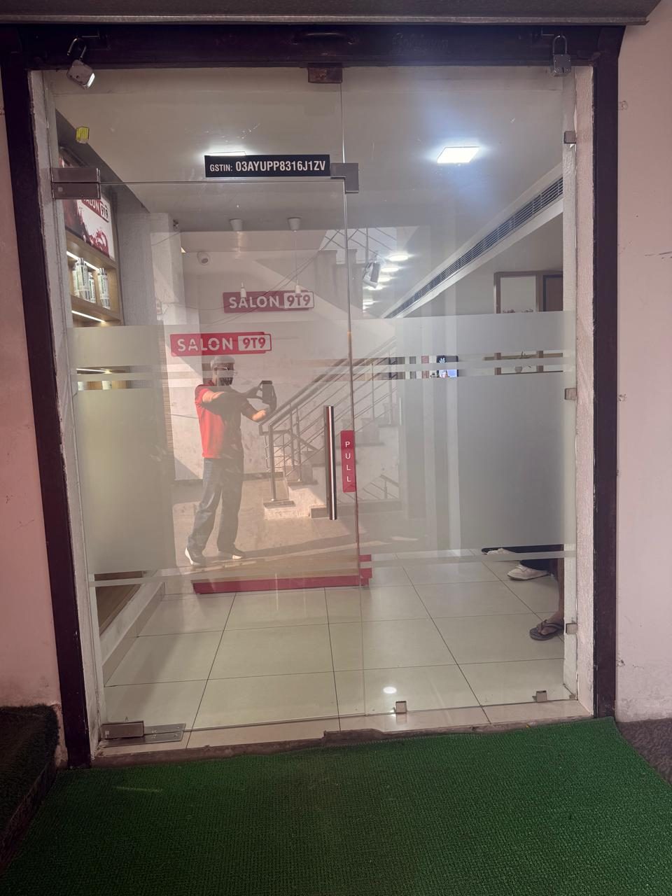 Entrance of Salon 9T9, Model Town, Jalandhar